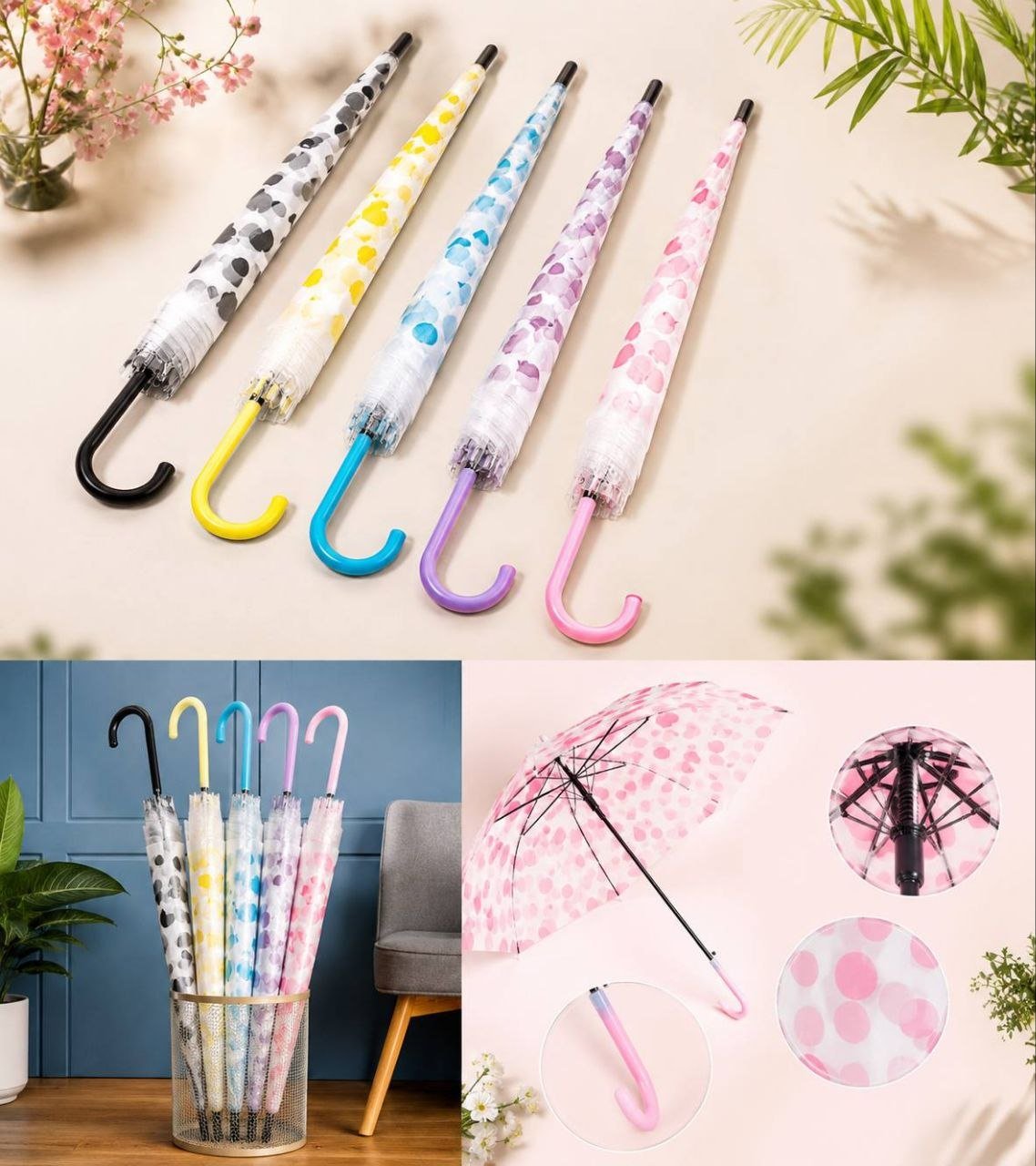 DOT UMBRELLA ☔ KC-166 No